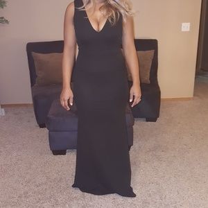 Black floor length gown